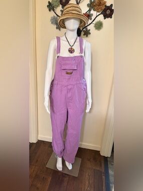 Lavender Women's Denim Overalls small call out